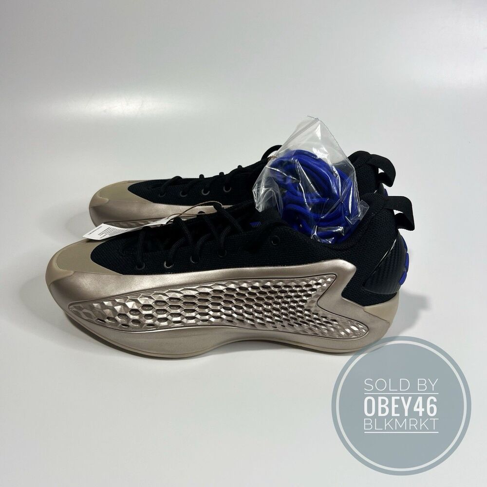 adidas Anthony Edwards AE 1 Low Basketball Shoes Champagne JQ6133 Mens 10.5
